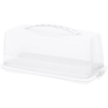 Rotho FRESH Kuchenbehälter,  16, 5 cm Höhe 1722501100,  Farbe: transparent / weiß