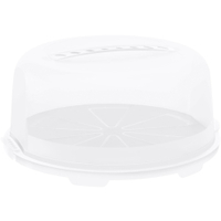 Rotho FRESH Tortenglocke,  hoch 1722601100,  Farbe: transparent/ porcelain
