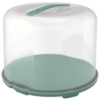 Rotho FRESH Tortenglocke XL,  26 cm Höhe 1046105092,  Farbe: mistletoe green