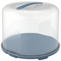Rotho FRESH Tortenglocke XL,  26 cm Höhe 1046106161,  Farbe: horizon blue