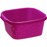 Rotho GEOMETRIC Becken,  12 Liter 1166303174,  Farbe: pink
