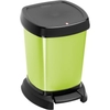 Rotho Kosmetikeimer PASO,  6 Liter 1116510747,  Farbe: schwarz/ limettengrün