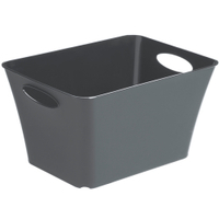 Rotho LIVING Box,  11 Liter 1792008853,  Farbe: anthrazit