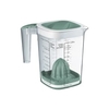 Rotho LOFT Back Messbecher mit Zitronenpresse,  1, 5 Liter 1026005092,  Farbe: mistletoe green