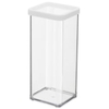 Rotho LOFT Premium Dose,  Hochformat,  1, 5 Liter 1160590000,  Farbe: transparent / weiße Dichtung