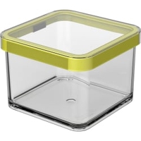 Rotho LOFT Premium Vorratsdose,  quadratisch,  0, 5 Liter 1160305070,  Farbe: lime grün