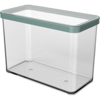 Rotho LOFT Premium Vorratsdose,  rechteckig,  2, 1 Liter 1160705092,  Farbe: mistletoe green