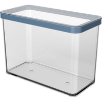 Rotho LOFT Premium Vorratsdose,  rechteckig,  2, 1 Liter 1160706161,  Farbe: horizon blue
