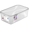 Rotho LONA Aufbewahrungsbox mit Deckel,  transparent 1046600096,  Füllmenge: 5 Liter