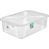Rotho LONA Aufbewahrungsbox mit Deckel,  transparent 1047100096,  Füllmenge: 29 Liter
