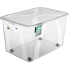 Rotho LONA Aufbewahrungsbox mit Deckel,  transparent 1047200096,  Füllmenge: 50 Liter