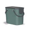 Rotho Mülleimer Trennsystem ALBULA,  25 Liter 1024905092,  Farbe: mistletoe green