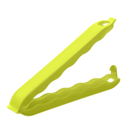 Rotho ONDA Set Verschlussclips 6686905070,  1 Set = 10 Stück,  Maße: 108 x 17 x 12 mm,  lime grün