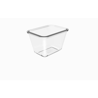 Rotho PAGAMALU Glasbehälter,  transparent 1029700096,  Fassungsvermögen: 0, 75 Liter