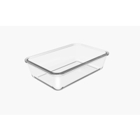 Rotho PAGAMALU Glasbehälter,  transparent 1029800096,  Fassungsvermögen: 1, 1 Liter