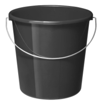 Rotho Putzeimer VARIO,  10 Liter 1764308853,  Farbe: anthrazit