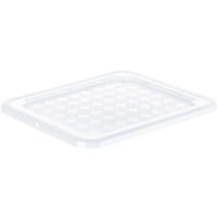 Rotho REVERSO Deckel für Drehstapelbox,  26 Liter 1762000096,  Farbe: transparent