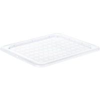 Rotho REVERSO Deckel für Drehstapelbox,  46 Liter 1762200096,  Farbe: transparent