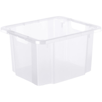 Rotho REVERSO Drehstapelbox,  26 Liter 1761900096,  Farbe: transparent
