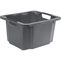 Rotho REVERSO Drehstapelbox,  26 Liter 1761908853,  Farbe: anthrazit