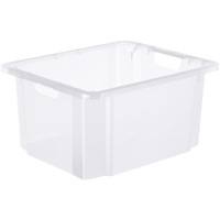 Rotho REVERSO Drehstapelbox,  46 Liter 1762100096,  Farbe: transparent