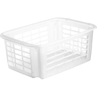 Rotho REVERSO Drehstapelkorb,  10 Liter 1102700096,  Farbe: transparent