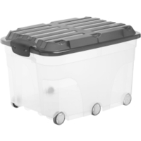 Rotho ROLLER6 Rollbox,  57 Liter 1766608812,  Farbe: anthrazit