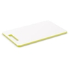 Rotho Schneidebrett CARUBA,  25 x 15 cm 1166905070,  Farbe: weiß / lime grün