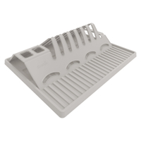 Rotho SPACE WONDER Geschirrabtropfer,  faltbar 1016202590,  Farbe: cool grey