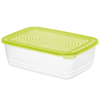 Rotho SUNSHINE Kühlschrankdose,  lime grün 1724105073,  Fassungsvermögen: 3, 7 Liter