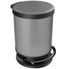 Rotho Treteimer PASO,  20 Liter 1015510273,  Farbe: carbon metallic