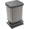 Rotho Treteimer PASO,  20 Liter 1754011013,  Farbe: anthrazit,  Hexagon