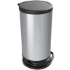 Rotho Treteimer PASO,  30 Liter 1010110264,  Farbe: silber met.