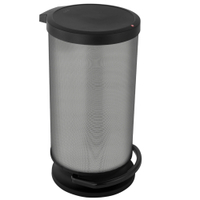 Rotho Treteimer PASO,  30 Liter 1010110273,  Farbe: carbon metallic