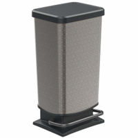 Rotho Treteimer PASO,  40 Liter 1754110602,  Farbe: anthrazit,  Hexagon