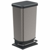 Rotho Treteimer PASO,  40 Liter 1754111013,  Farbe: anthrazit,  Hexagon