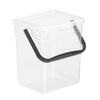 Rotho Waschmittelbehälter POWDY,  7 Liter 1770608853,  Farbe: transparent / anthrazit