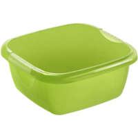 Rotho Waschschüssel,  Spülschüssel,  DAILY,  eckig 1782305519,  Füllmenge: 5 Liter,  grün