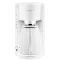 Rowenta Adagio Filterkaffeemaschine,  8-12 Tassen CT3801,  Farbe: weiß/Edelstahl