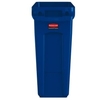 Rubbermaid Abfalleimer Slim Jim,  60 Liter 1971257,  Farbe: blau
