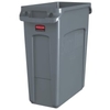 Rubbermaid Abfalleimer Slim Jim,  60 Liter 1971258,  Farbe: grau