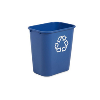 Rubbermaid Abfallkorb,  26, 6 Liter FG295673BLUE,  Farbe: blau