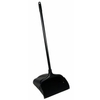 Rubbermaid Lobby Pro Kehrschaufel mit langem Stiel,  schwarz FG253100BLA,  ohne Deckel