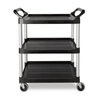 Rubbermaid Mehrzweckwagen für mittlere Beanspruchung,  offen FG342488BLA,  Farbe: schwarz