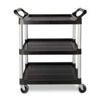 Rubbermaid Mehrzweckwagen für mittlere Beanspruchung,  offen FG342488BLA,  Farbe: schwarz
