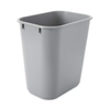 Rubbermaid Recycling-Abfallkorb,  Vollkunststoffbauweise,  grau FG295500GRAY,  Volumen: 12, 9 Liter