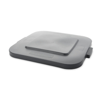 Rubbermaid Schnappdeckel für eckigen BRUTE Abfallbehälter,  grau FG352700GRAY,  Größe: 106 Liter