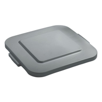 Rubbermaid Schnappdeckel für eckigen BRUTE Abfallbehälter,  grau FG353900GRAY,  Größe: 151, 4 Liter