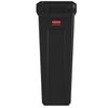 Rubbermaid Slim Jim Mülleimer mit Fixierklammern,  87 Liter 1956187,  Farbe: braun