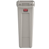 Rubbermaid Slim Jim Mülleimer mit Fixierklammern,  87 Liter FG354060BEIG,  Farbe: beige